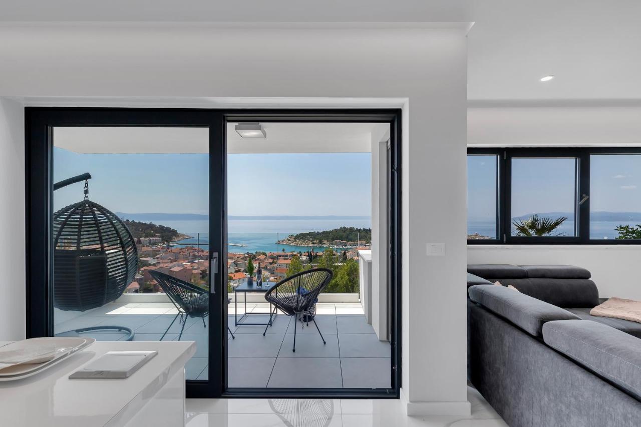 Luxury Seaview Apartment Dzenan Makarska Bagian luar foto